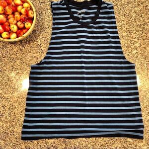 XXS J. crew striped muscle tank